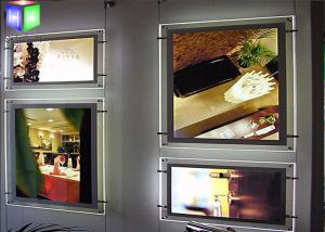 China Super Thin 4 MM Indoor Acrylic Light Box Display Wall Mounting House Decoration factory