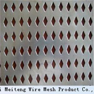 China perforated sheet metal/perforated metal staggered pattern/perforated metal factory