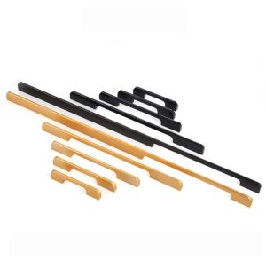 China Cupboard Aluminum Alloy Handles Furniture Aluminum Profiles For Kitchen Cabinet factory