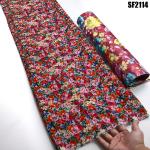 Supoo wholesale price african lace silk velvet embroidery fabric stretch Korean