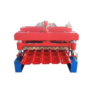Fully Automatic Glazed Tile Hydraulic Cutting Roll Forming Machine With 5T