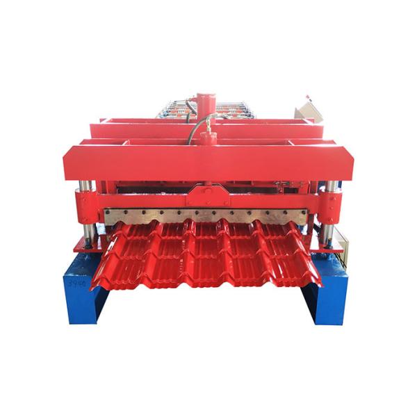 Fully Automatic Glazed Tile Hydraulic Cutting Roll Forming Machine With 5T