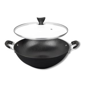 China 40/42cm Chinese Wok Pan Large Bottom For Easy Cooking BSCI/SGS on sale