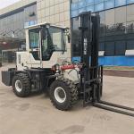 3.5 Ton 5 Ton Rough Terrain Forklift 4x4 4wd All Four 4 Wheel Drive