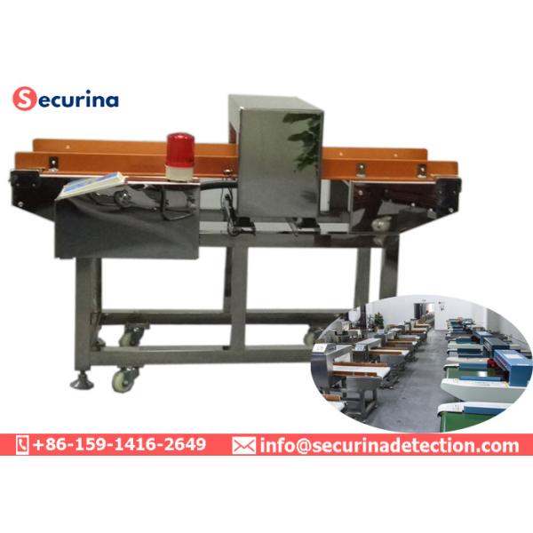 Stainless Steel 304 Food Grade Metal Detectors Conveyor Belt Return Automaticall