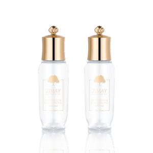 China Frosted Gold Empty Travel Bottle Set 30ml capacity for Toner factory