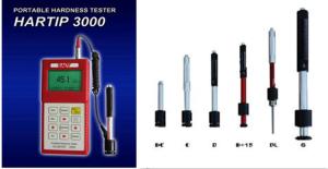 China Hartip 3000 HRC / HRB Scale Portable Metal Hardness Tester ASTM A956 Standard factory
