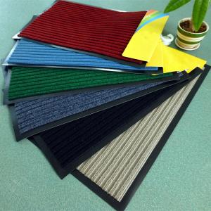 China Polypropylene mat Striped floor mat PVC mat Dust mat factory