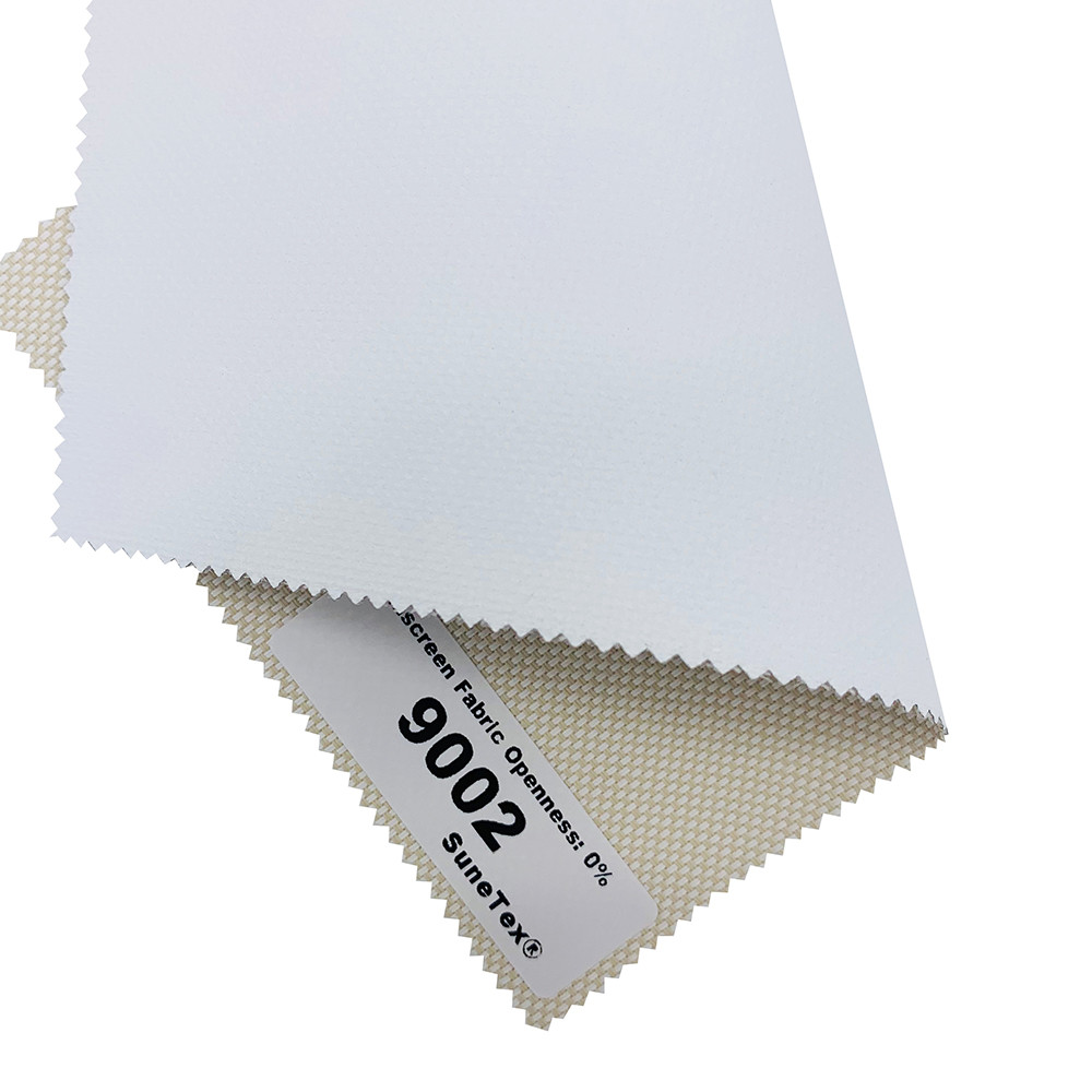 High Quality 3m Width Green Guard Fire-Proof 100% Blackout Sunscreen Roller Blinds Fabrics For Home Treatment