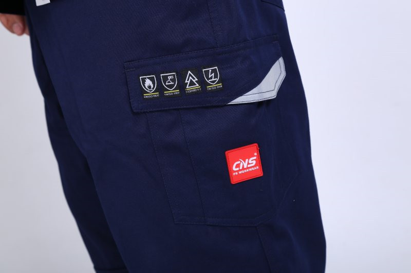 280gsm 60% Modacrylic Flame Retardant Workwear Jacket For Mining