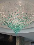 Hotel Crystal Chandelier Bar Living Room Large Engineering Light Green
