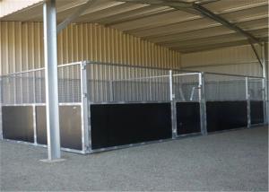 China temporary horse stable with roofing 2200mm x 3600mm factory