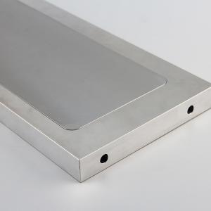 Aluminum Alloy Extrusion Heat Sink Rectangle Shape Custom Length
