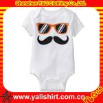 custom top quality Humor Graphic printed baby bodysuit