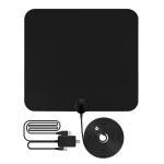 4K HD VHF UHF Freeview Support All TV - 13ft Coax Cable Balck Indoor HDTV