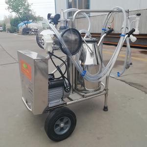 China 2 Buckets 220L/Min Cow Farm Milk Machine 24 Cows Per Hour factory
