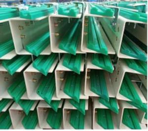 China Non Stick Coating 0.94kg/M3 Polyethylene Conveyor Guide Rail factory