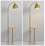 Coffee table floor light Nordic modern sofa side metal creative marble bedside