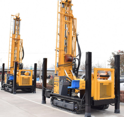 Oem Air Compressor Pneumatic Borewell Machine St 180 Meters High Speed