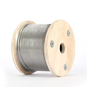 China 304 316 Ss Wire Rope Is Suitable Anti Rust For Deck Cable Railing Hardware factory