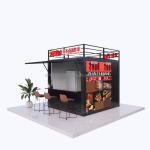 Modern Design Style 10ft Container Sentry Box Fast Food Truck Mobile Coffee