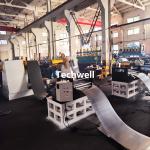 100-600mm Perforated Cable Tray Making Machine With Hydraulic Punching Pre