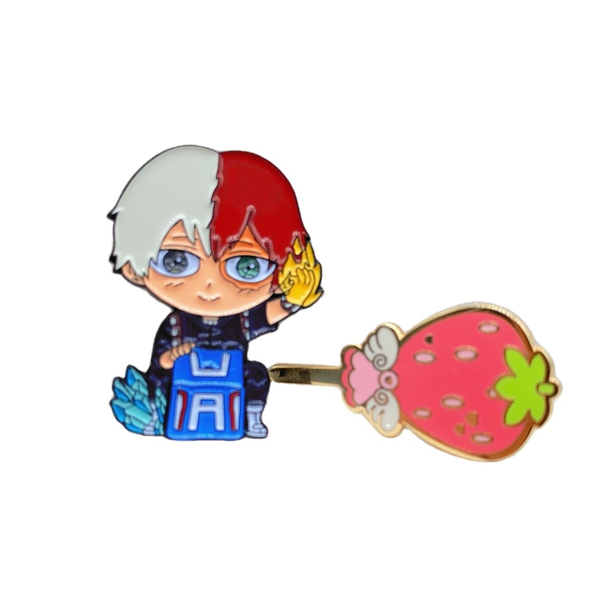 Wholesale Metal Pins Glitter Brooch Anime Hard Enamel pin Soft Lapel Badge Custom Enamel Pin