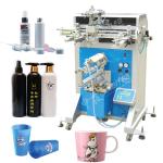 Plastic Perfume Bottles Semi Automatic Screen Printer 20pcs / minute