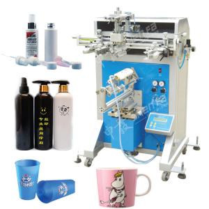 China 1 color Semi Automatic Screen Printer Auto Syringe Pet Film Coffee Mug Plastic Bottle Silk Screen Printing Machine factory