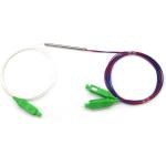 FTTH 0.9mm/2.0mm/3.0mm 1 * 2 SM Mini Fiber Optic FBT Splitter with Splitter