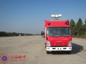 China ISUZU Chassis Three Seats Gas Supply Fire Truck with 15KW Air Compressor factory