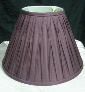 China Modern Hand Gathered Pleated Lamp shade Silk Fabric Box Softback factory