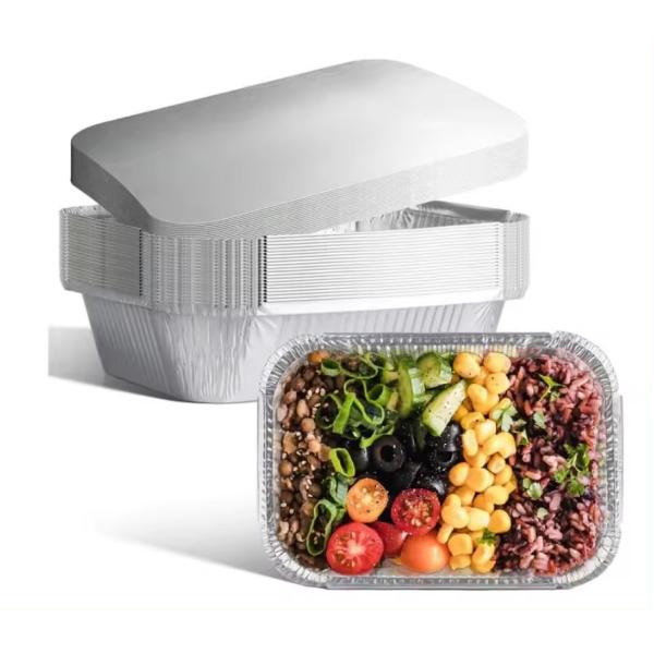 18oz Smooth Aviation Foil Container 520ml Aluminum Foil Lunch Box Aviation Grade