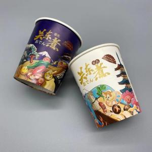 China Film Lamination PE 16 Oz Disposable Bowls For Hot Soup Food factory