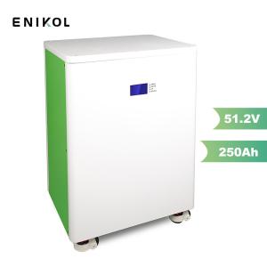 China Vertical Home Energy Storage Battery 12.8kwh Lifepo4 Lithium Ion Battery 48 Volt 250ah factory