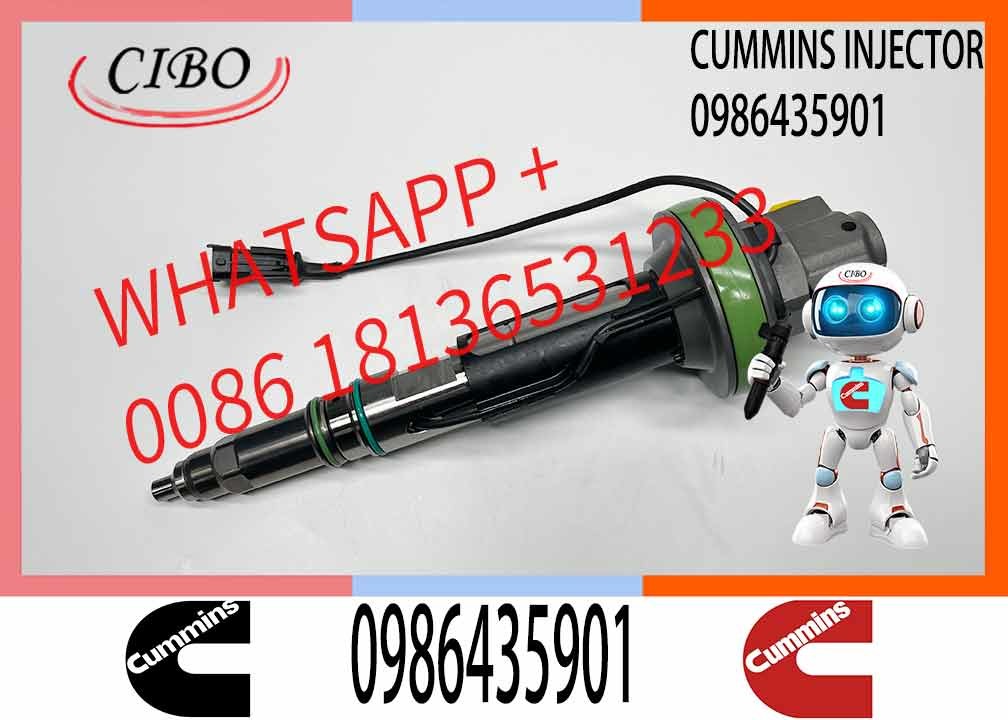 NINE Brand 100% Tested Common Rail Injector 0986435901 Fuel Injector 0 986 435 901