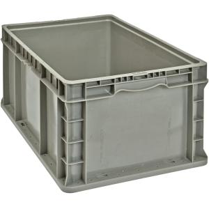 Industrial Plastic Stackable Storage KeepBox Tote Container With Hinged Attached