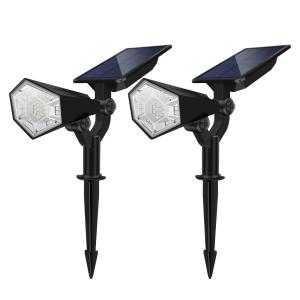 China Adjustable IP65 Waterproof SMD3838 LED Outdoor Solar Spot Lights factory
