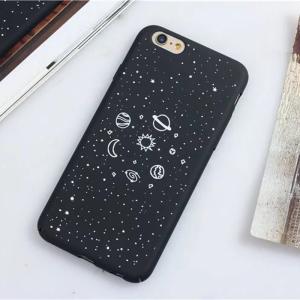 China Hard PC Full Icluded Black Universe Star Space Cell Phone Case Cover for iPhone 7 6s Plus factory