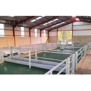 China Roller Door Prefabricated Livestock Shelter for Goat Sheep Shed Cow House Cattle Shed factory