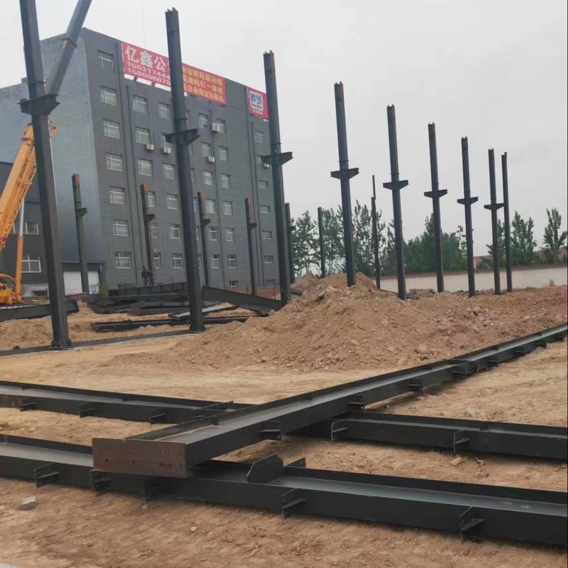 Prefab Building Hot Dip Galvanized Steel Structure Workshop For Industrial Use