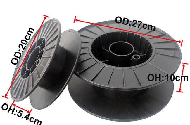 Customizable Height 20cm Plastic Spool Plastic Wire Reel Electric Wire Dispensing Spool