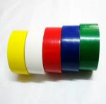 Yellow Black Danger Signal Caution Floor Tape , Warehouse Floor Marking Tape