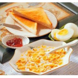 110KW Breakfast Cereal Maize Flakes Making Machine Low Electric Cost