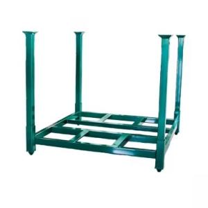 China Heavy Load Foldable Fabric Roll Storage Rack , Warehouse Stackable Steel Storage Racks factory