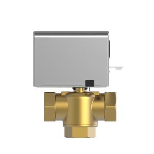 China Hydraulic Electric Motor Valve / Central AC Fan Coil Motorized Diverter Valve factory
