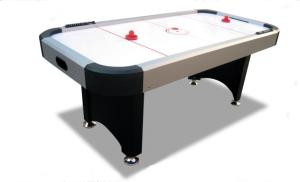 China Professional 7ft Air Hockey Table , Silver 2 Players Cheap Air Hockey Table factory