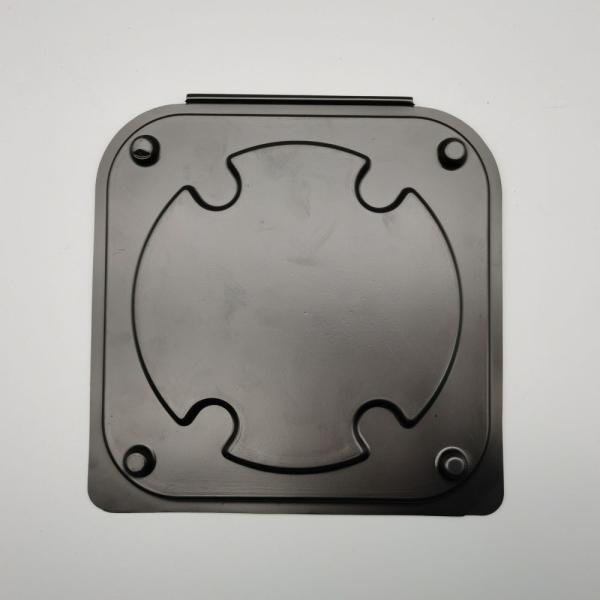 ESD Black Wafer Shipping Box Anti Static Matched With Hoop Ring Suitable For 4