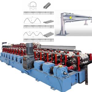 China Metal Roll Guardrail Forming Machine For Corrugated Sheet factory