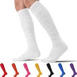 Extra Long Padded Football Scrunch Socks for Youth Athletes' Comfort and Support